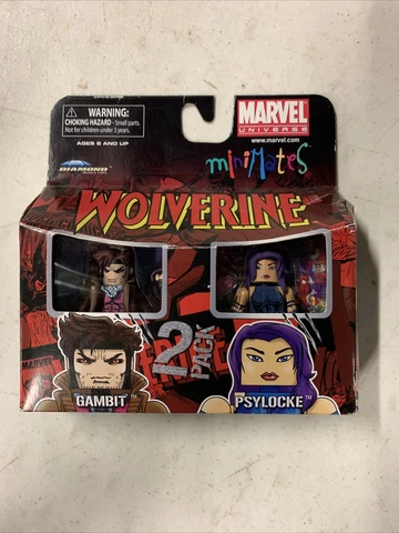 Diamond Select MARVEL MINIMATES GAMBIT & PSYLOCKE SERIES 28 ACTION FIGURES Cover