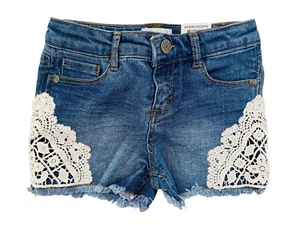 Epic Threads Girls Size 5 Medium Wash Cut-Off Denim Jean Shorts - Picture 1 of 5