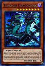 3 x Yu-Gi-Oh Card - SOFU-EN022 - THUNDER DRAGONDUO (super rare holo) - NM/Mint