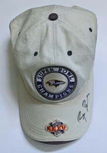 Ray Rice Signed Super Bowl XXXV Hat, Baltimore Ravens Champions - Picture 1 of 6