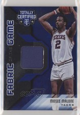 2015-16 Totally Certified Fabric of the Game Materials Blue /49 Moses Malone HOF