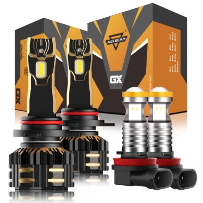 For Chrysler 300 2011 2012 2013 2014 6500K LED Headlight + Fog Light Bulbs Combo - Image 1 of 4