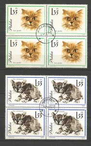chat pologne 1964 Y&TN°1332/1341 4 séries de 10 timbres oblitérés /T5133 - Picture 1 of 3