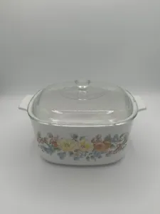 Vintage Corning Orchard Rose A3B 3L Casserole w/Lid - Picture 1 of 9