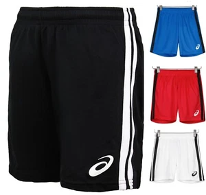 Asics Boys Girls Shorts Junior Kids Sports Football Training School PE Age 5-14 - Picture 1 of 10