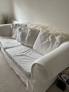 Large Cream Sofa Removable Washable Covers  - Picture 1 of 11