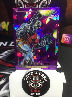2024 SkyBox Marvel Masterpieces '92 Platinum - Purple Crystals #28 DEATHLOK🔥 - Image 1 of 2