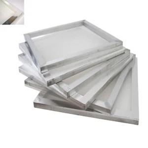6PCs 20"x20" Aluminum Screen Printing Frame with 110 Mesh Screen Fabric White - Picture 1 of 6