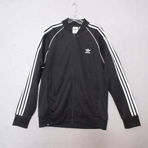 Adidas Adicolor Classics SST Track Jacket Men XL Black Trefoil Pockets 3 Stripes - Picture 1 of 10