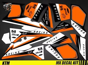 Kit Deco Quad for / Atv Decal Kit For KTM XC SX - Stripped - Picture 1 of 1