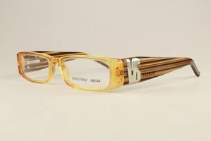 Authentic Versus Glasses Mod. 8070 743 Amber Stripe 51mm Frames Eyeglasses RX - Picture 1 of 7