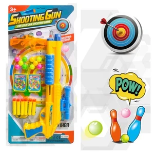 Colorful Table Tennis Gun Toy for Kids – Fun Ping Pong Ball Shooter Game - Picture 1 of 4