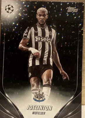 Joelinton 2023-24 Topps UEFA Champions League Lámina Helada Negra /10 Foto 1 de 2