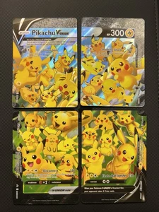 Pikachu V-Union SWSH Promo Pokemon Sammelkarten Set - Bild 1 von 2