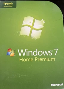 Microsoft Windows 7 Home Premium & Product Key - for 32 & 64 Bit Software w/ Key - Picture 1 of 4
