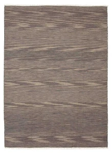 Vintage Hand Woven Carpet 5'9" x 8'2" Traditional Wool Kilim Rug - Picture 1 of 9