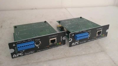 Lot of 2: APC AP9619 Network Management Card EM 640-0827A-08 - Image 1 of 4