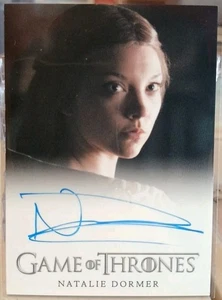 🔥Game Of Thrones Season 3 Natalie Dormer Autograph as Margaery Tyrell 2014 FB💥 - Picture 1 of 2