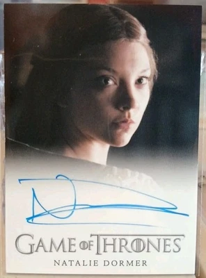 🔥Game Of Thrones Season 3 Natalie Dormer Autograph as Margaery Tyrell 2014 FB💥 - Image 1 of 2