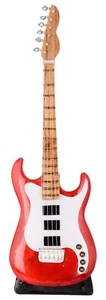 Guitarra eléctrica multicolor con instrumento musical decorativo - Imagen 1 de 12