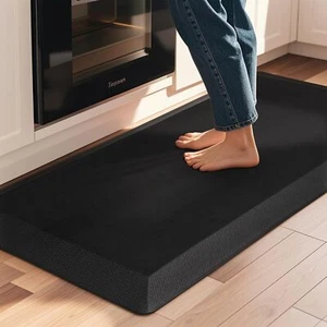 New-Anti Fatigue Kitchen Mats for Floor, 9/10 Extra Thick Cushioned Standing Des - Picture 1 of 5