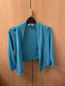 Debenhams The Collection Blue Short Cardigan Petite Size 6 - Picture 1 of 8