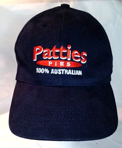 Patties Pies - 100% Australian Trucker Hat Dark Navy Blue Cap Adjustable - Picture 1 of 7