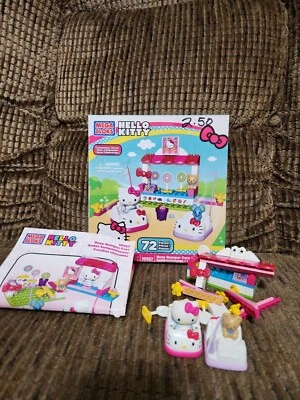 Hello Kitty Busy Bumper Cars Mega Bloks set 10927 Incomplete - Image 1 of 4