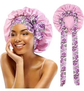 SELZALOT Curly Hair Bonnet Sleeping Hair Bonnet - Picture 1 of 13
