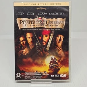 Pirates of the Caribbean The Curse of the Black Pearl DVD Johnny Depp Keira Knig - Picture 1 of 2