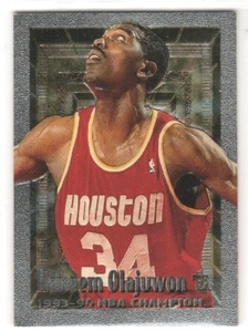 1995 Topps TMB HAKEEM OLAJUWON Embossed Silver Foil card #38 - Picture 1 of 2