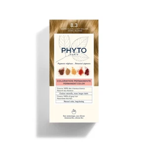 Phyto Hair Color Kit 8.3 Biondo Chiaro Dorato Colarazione Senza Ammoniaca - Picture 1 of 5