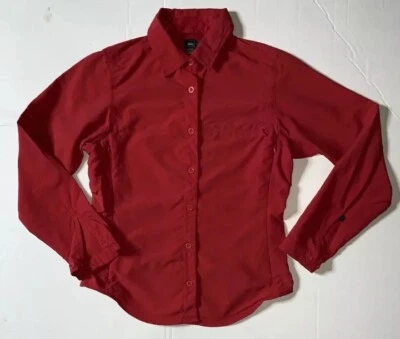 Camisa forrada de malla frontal con botones REI de segunda mano para mujer (talla XS) Foto 1 de 4