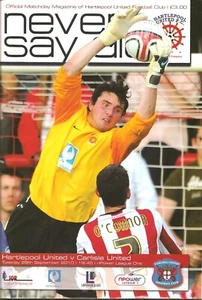Hartlepool United V Carlisle United 28-9-2010 Football Programme League One - Picture 1 of 1