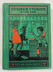 Vintage NUMBER STORIES BOOK Two - 1933 - Life Reading Service - Clean Condition - Foto 1 di 14