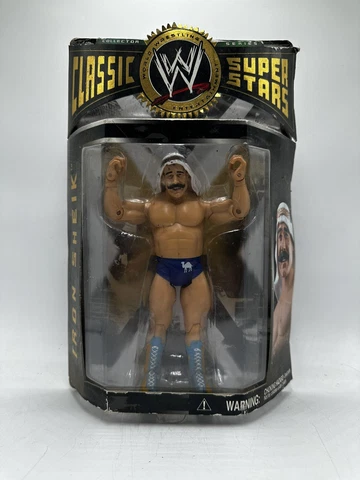 Jakks Pacific WWE WWF WCW Classic Superstars Action Figure Toy Iron Sheik -DIRTY Cover