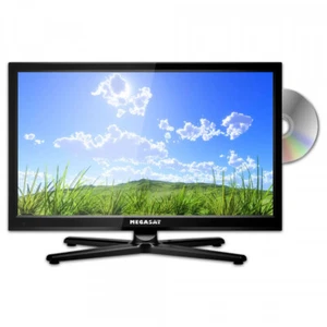 Megasat Royal Line II 19 DVD Camping 18,5" 47cm LED TV DVB-S2 T2 C 12V 230V Fe - Imagen 1 de 10