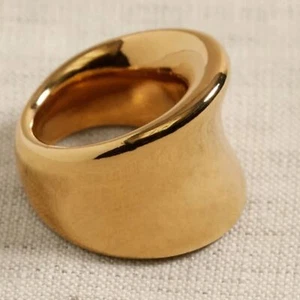 NWT BANANA REPUBLIC RAVENA FLUME RING | AUREUS + ARGENT - Picture 1 of 6