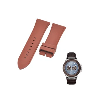 W0040G10 27mm Brown Rubber Watch Strap For Guess - Picture 1 of 7