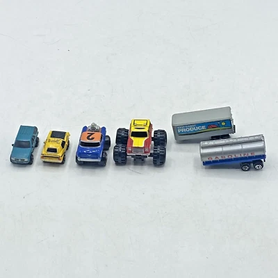 Vintage Lot Of 6 Micro Machines Monster Truck Blazer Semi-Haulers - Image 1 of 4