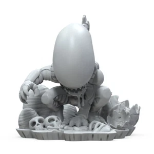Cute Cartoon Alien 3D Unpainted Figure Model GK Blank Kit New Hot Toy In Stock - Picture 1 of 7
