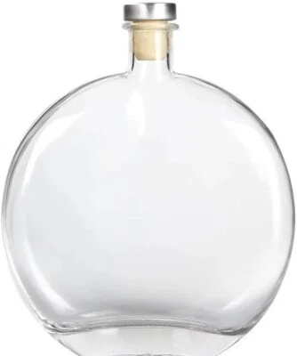 0,5L Flasche mit Verschlüss-Glasfass Likörflasche Essig-Ölflasche Schnapsflasche - Bild 1 von 4