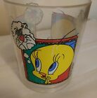 Vintage 1994 Warner Bros Six Flags Thermo Serv Tweety Sylvester Plastic Cup Usa