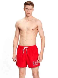 EMPORIO ARMANI EA7 902000 3R739 MAN WOVEN BOXER BEACHWEAR COSTUME UOMO ROSSO - Bild 1 von 3
