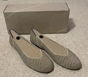 Rothys Damen Multi Metallic glitzernde runde Ballerinas Größe 8,5 US Lmt. Ed NEU im Karton - Bild 1 von 4
