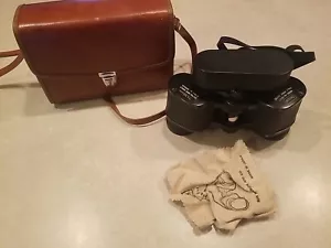 VTG Sears Binoculars 7x35mm Extra Wide Angle Model 2527 Strap Case Covers Japan - Picture 1 of 15