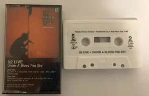 U2 Live Under A Blood Red Sky Audio cassette Tape Vintage-RED ROCKS - Picture 1 of 1
