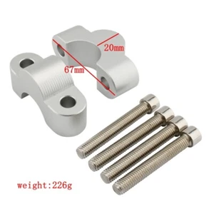 ESSORI RIALZI RISER MANUBRIO 20mm per BMW S 1000 XR 000XR 2020-2021 H7 - Foto 1 di 8