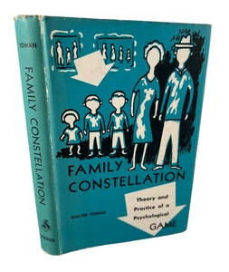 Family Constellation, Walter Toman Psychological Game Theory 1961 Vintage HCDJ - Picture 1 of 14