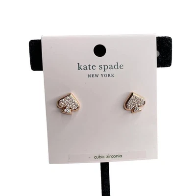 Aretes pavé de pala de todos los días de oro rosa Kate Spade Foto 1 de 3
